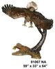Swooping Eagle, 64", Special Patina