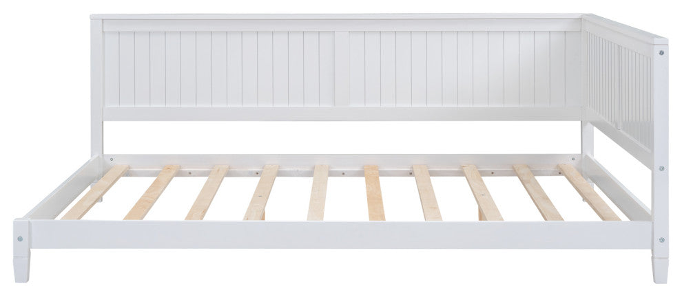 Gewnee Full Size Wood Daybed/Sofa Bed, White
