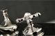 Kingston Brass Widespread Bathroom Faucet With Brass Pop-Up, Polished Nickel