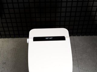 Angeles Modern Ceramic White Smart Toilet with Bidet and Digital Display