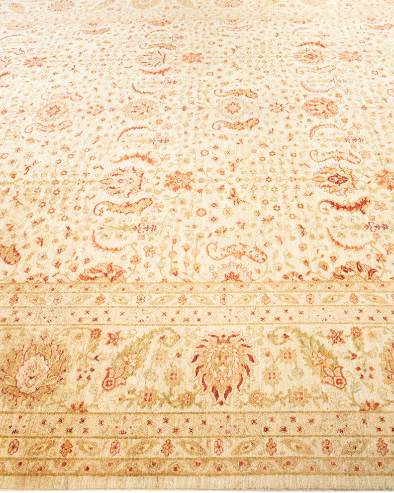 Muse One-of-a-Kind Hand-Knotted Area Rug Ivory, 9'1"x11'5"