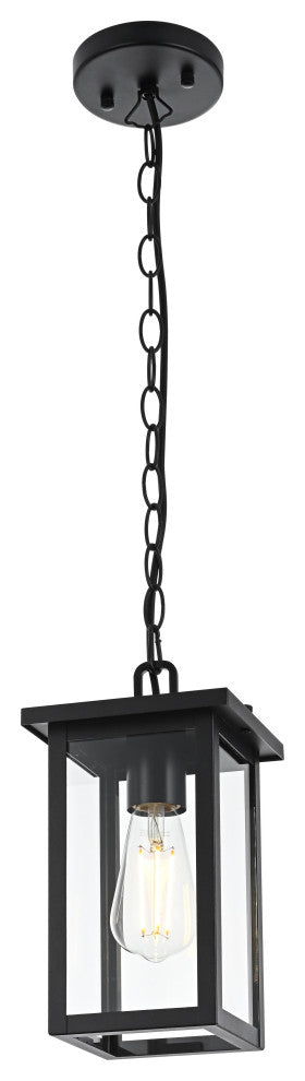 Home Living 6" Outdoor Pendant, Black