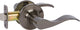 Delaney Hardware Callan Bennett Passage Lever Set, Antique Nickel