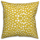 Yellow Painted Spots 18x18 Spun Poly Pillow