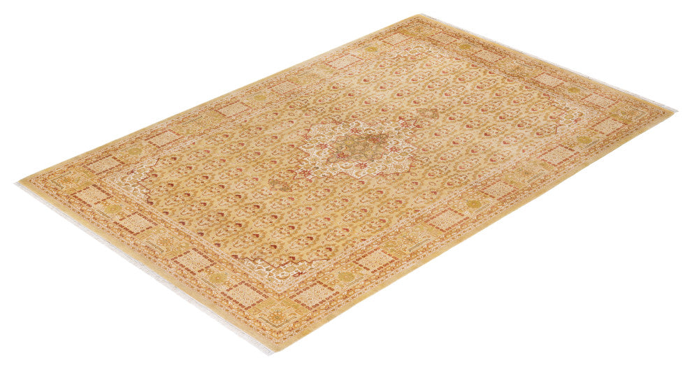MOGUL, Hand Knotted Area Rug 9' 4" X 6' 0"