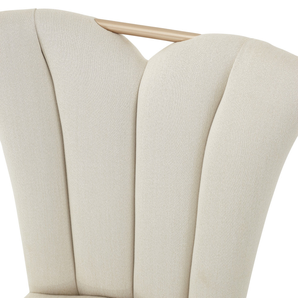 La Rachelle Dining Side Chair, Set of 2 - Medium Champagne