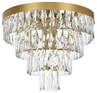 Home Living 18" Flush Mount, Satin Gold