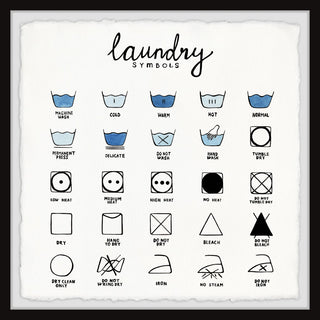 "Tumble Dry" Framed Painting Print, 32x32