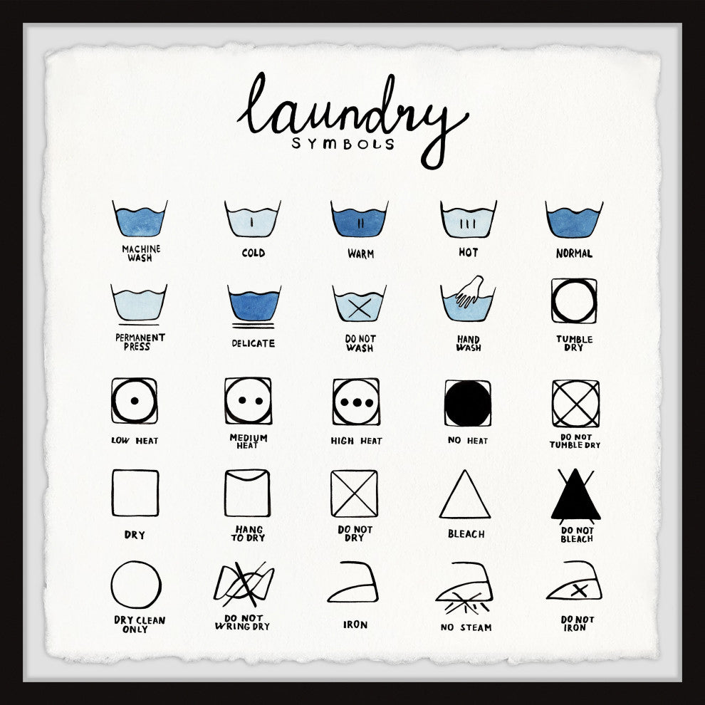 "Tumble Dry" Framed Painting Print, 32x32