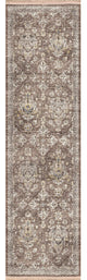 Indoor/Outdoor Marbella MB4 Mocha Machine Washable 2'3" x 7'6" Runner Rug