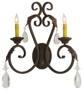 20 Wide Josephine 2 Light Wall Sconce