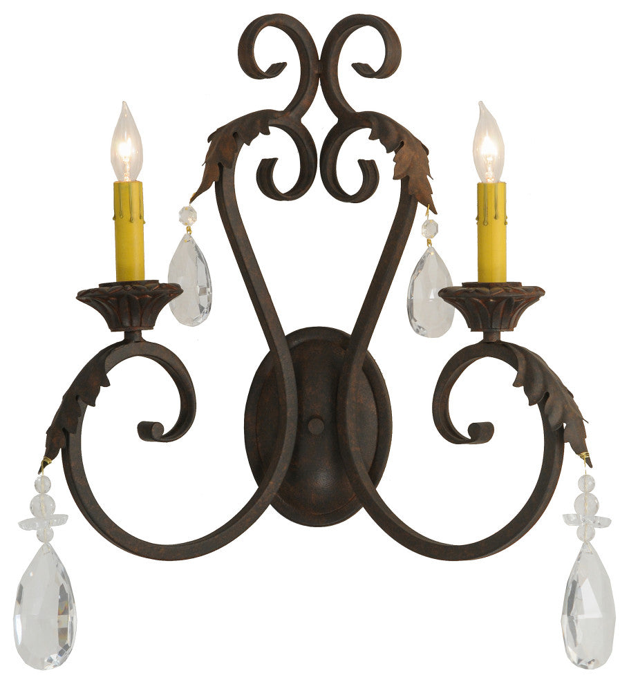 20 Wide Josephine 2 Light Wall Sconce
