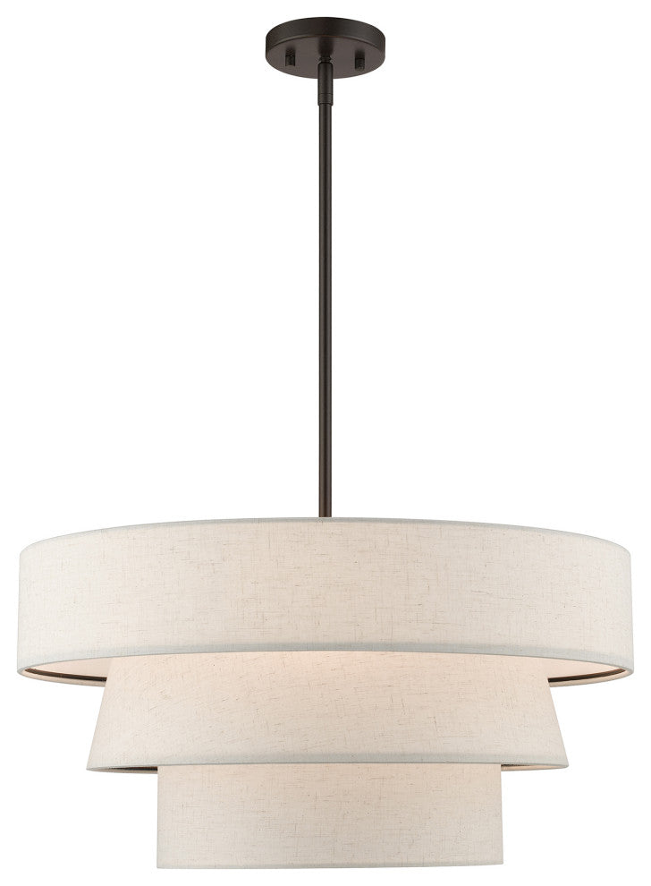 Chandler 4-Light English Bronze Pendant Chandelier