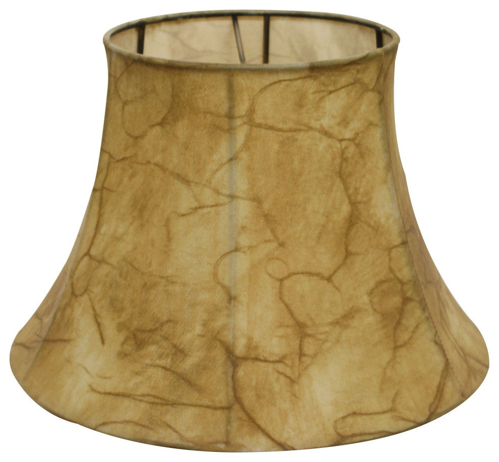 19" Antique Parchment Shallow Drum Parchment Lampshade