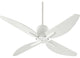 Quorum Kai 52" Ceiling Fan, Studio White