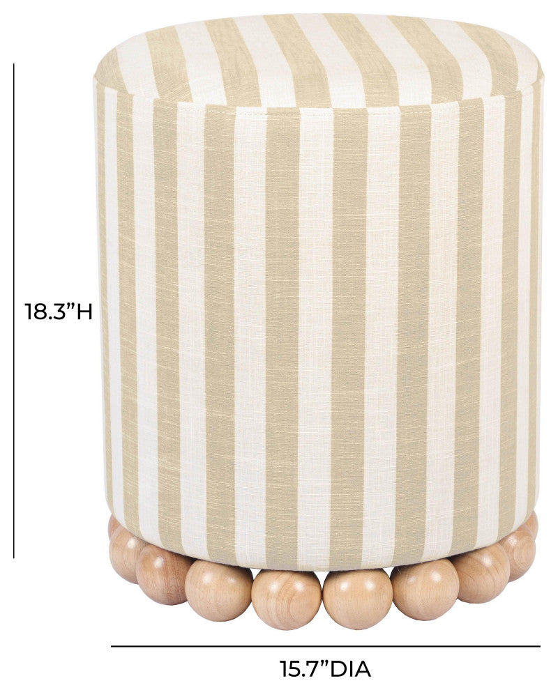 Dex Ottoman, Beige