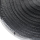 GDF Studio Hollow Center MGO Side Table, Wood-like Texture, Black