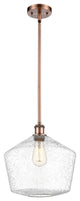Innovations 516-1S-AC-G654-12-LED 1-Light Mini Pendant, Antique Copper