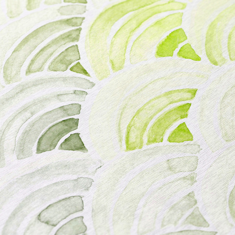 Indoor/Outdoor Seabreeze SZ5 Lime-In Machine Washable 8' x 8' Round Rug