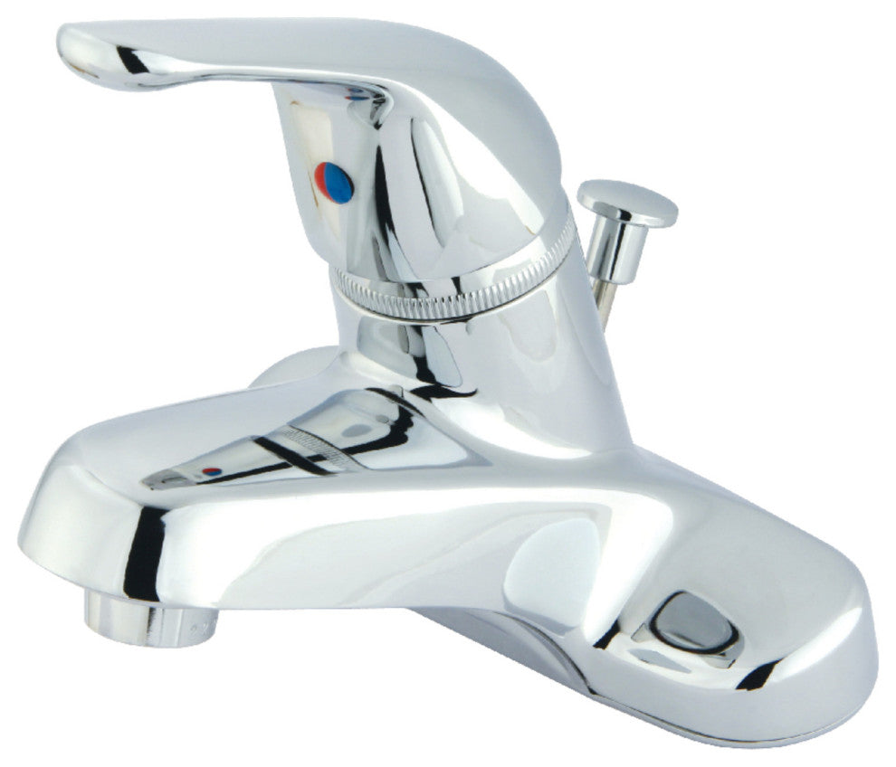 Kingston Brass Single-Handle 4" Centerset Bathroom Faucet, Polished Chrome