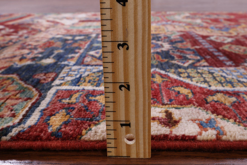 2' 10" X 8' 4" Hand-Knotted Super Kazak Runner Wool Rug Q10182