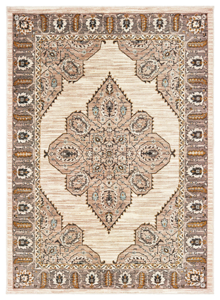 Oriental Weavers Sedona Ivory/ Gold Oriental Indoor Area Rug 5'3"X7'6"