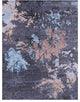 9' 1" X 12' 0" Abstract Wool & Silk Hand Knotted Rug - Q14897