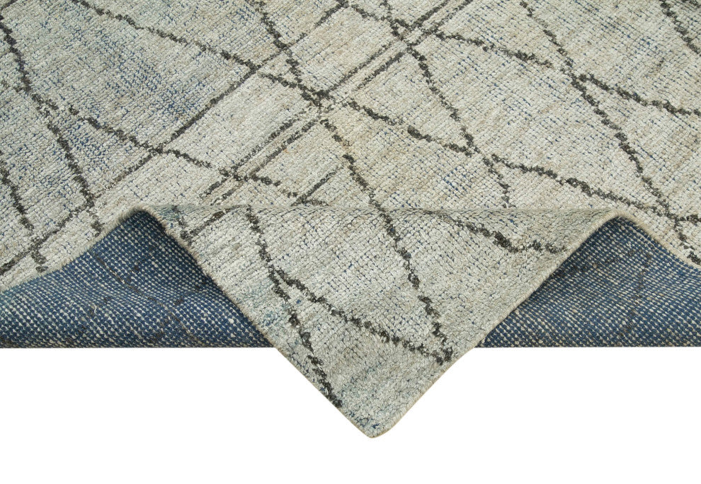 Rug N Carpet - Handmade Decorative 8' 0'' x 9' 10'' Moroccan Area Rug
