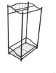 Benzara Metal Bath Towel Butler Stand With Shelf, Bronze
