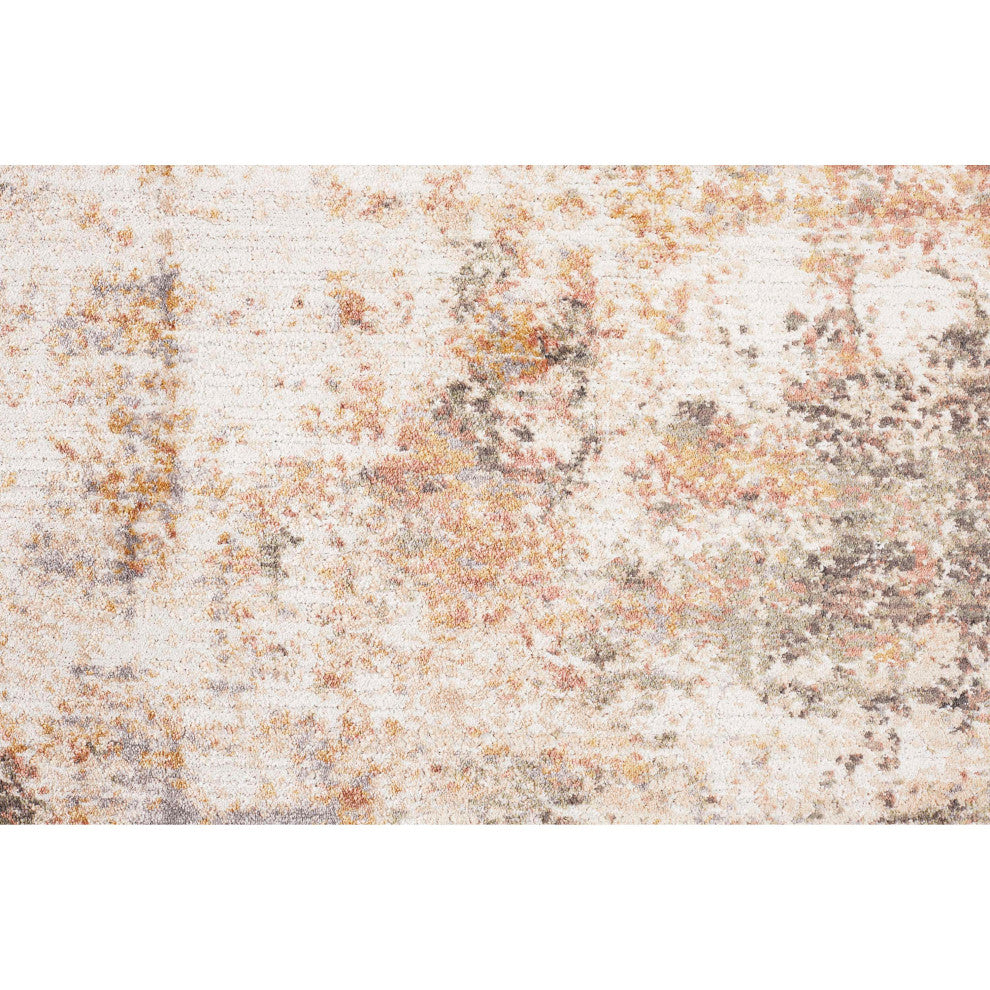 Sahara Abstract Machine Made Indoor Area Rug, 5'3"x7'3", Multi