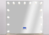 Hollywood USB Touchscreen Light Up Mirror, Silver Stand