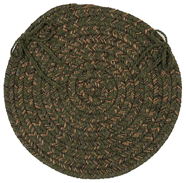 Colonial Mills Chair Pad Hayward Olive Chair Pad