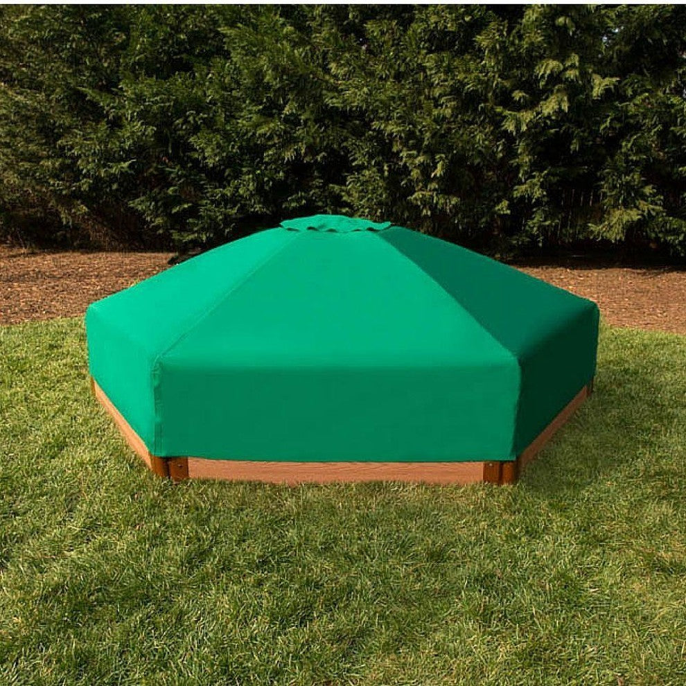 84"x96"x37" Telescoping Hexagon Sandbox Canopy/Cover