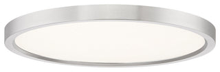 Quoizel 15" Diameter Outskirt Flush Mount, Brushed Nickel