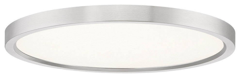Quoizel 15" Diameter Outskirt Flush Mount, Brushed Nickel