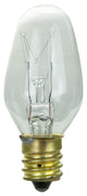 Sunlite Incandescent 7 Watt C7 Clear Night Light Bulbs Box of 8