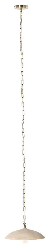 Organic Ceramic Pendant-Sand Porcelain