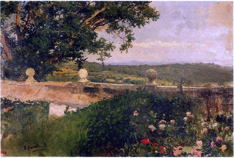 Joaquin Sorolla Y Bastida Valencia landscape, 18"x27" Wall Decal