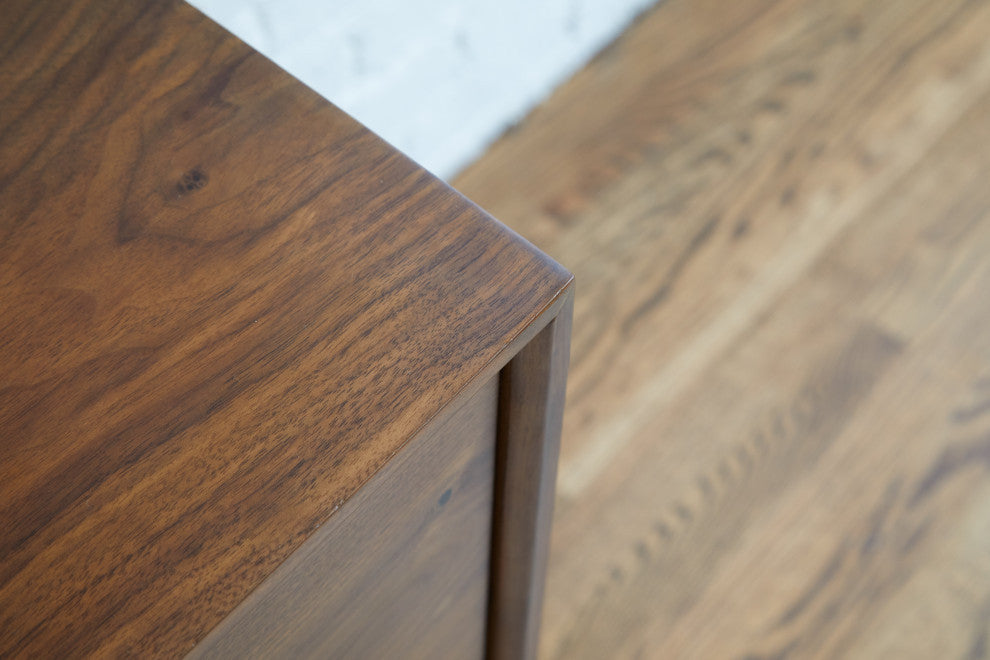 Walnut 3-Section Sideboard 63x32