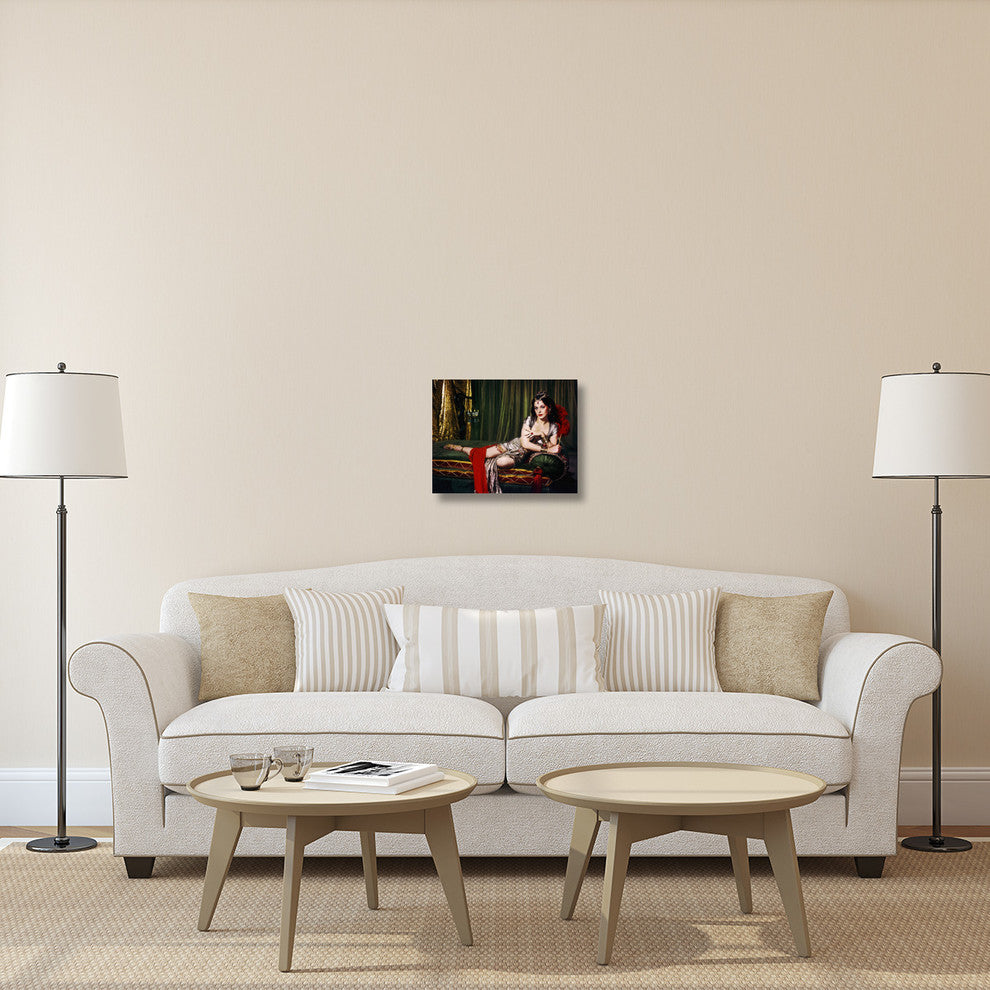 "Hedy Lamarr" Stretched Canvas Giclee by Hollywood Photo Archive, 22x17"