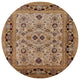 Ahgly Company Indoor Round Mid-Century Modern Area Rugs, 3' Round