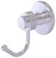 Mercury Robe Hook with Dotted Accents, Satin Chrome