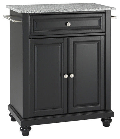 Cambridge Solid Granite Top Portable Kitchen Island