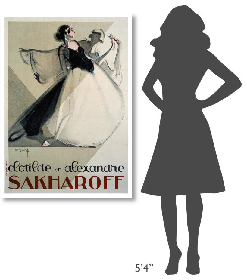"Clotilde et Alexandre Sakharoff" Digital Paper Print by Philippe Petit, 33"x46"