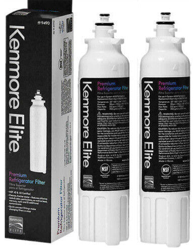 2 Pack Kenmore Elite 9490 469490 Replacement Refrigerator Water Filter 46-9490