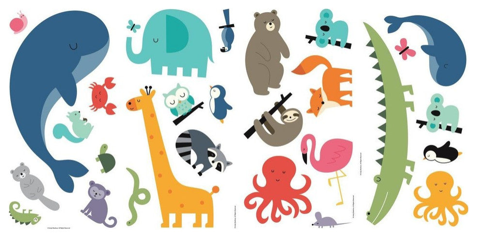 We Are One Animal Peel and Stick Wall Decals