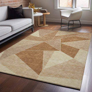 Premium Machine Washable Mayfield AMF636 Paprika 5' x 7'6" Rug
