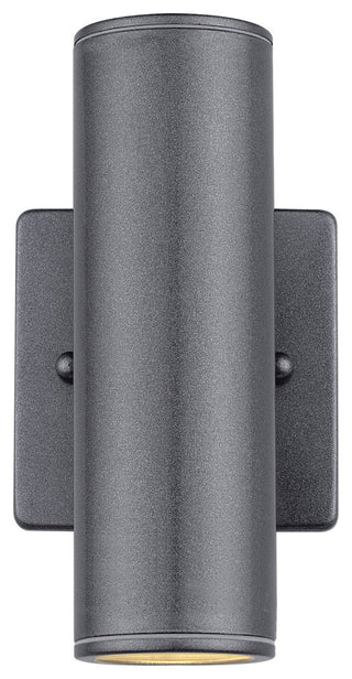 1x50W Outdoor Wall Light, Anthracite Finish, Anthracite, 2 Light