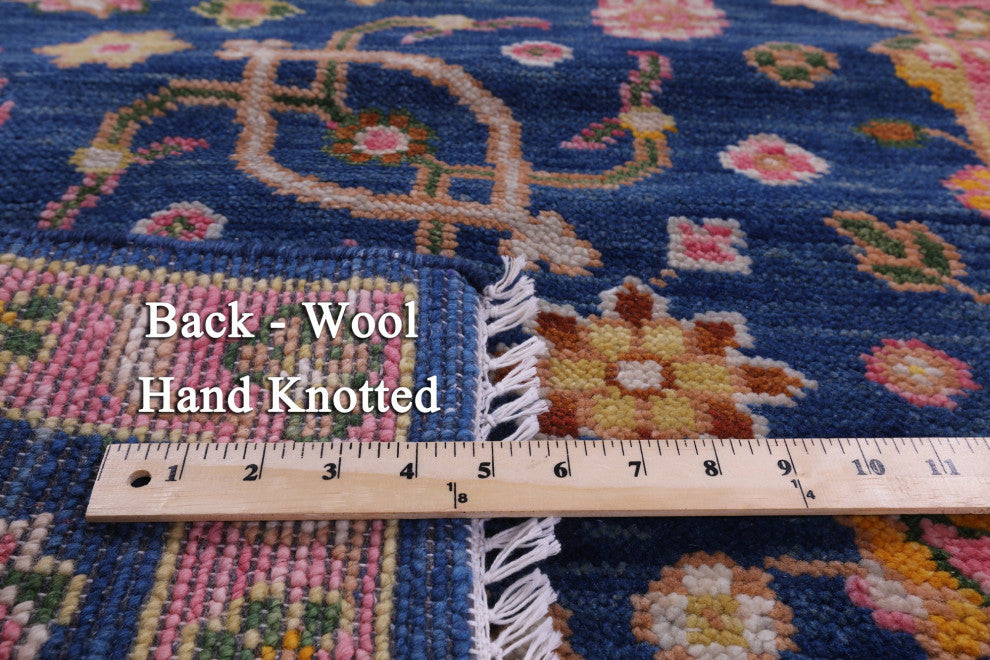 2' 7" X 8' 5" Handmade Turkish Oushak Wool Runner Rug - Q15911