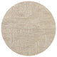 Ahgly Company Indoor Round Mid-Century Modern Area Rugs, 3' Round